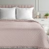 LIBI3 ágytakaró - púderrózsaszín (Dobási méret (szélesség x hossz) 170x210 cm)