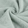 LOREN törölköző bársony szegéllyel - menta (Törölköző mérete 30x50 cm)