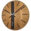 354482 drevene hodiny dub klasik 50cm cierne