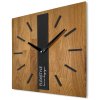 354476 elegantne drevene hodiny dub klasik sq 30cm cierne