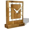 354902 drevene stolove hodiny square oak biele