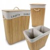 Bambusz szennyestartó kosár 100l 3