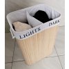 Bambusz szennyestartó kosár 120l 13