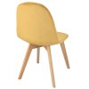 Bársony étkezőszék COLIN mustár3