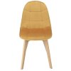 Bársony étkezőszék COLIN mustár4