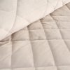 Elegáns bársony ágytakaró RIA6 - krémszínű (Dobási méret (szélesség x hossz) 170x210 cm)