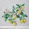 357521 4 kuchynska zaclonka cloe zdobena citronovou potlacou a cipkou 150 x 60 cm