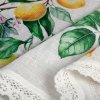 357521 5 kuchynska zaclonka cloe zdobena citronovou potlacou a cipkou 150 x 60 cm