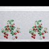 357530 1 kuchynska zaclonka ksenia zdobena jahodovou potlacou a cipkou 150 x 60 cm