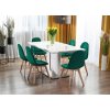 280680 3 zamatova jedalenska stolicka colin tmavo zelena