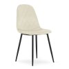 Bársony étkezőszék ASTI bézs