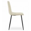 Bársony étkezőszék KARA - bézs (Székek száma 1 darab)