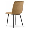Étkezőszék LAVA - barna, fekete lábakkal (Székek száma 1 darab)
