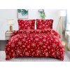 Mikroplüss karácsonyi ágynemű PEKA 19 piros színben