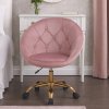 Elegáns forgószék RUNDO rózsaszín 1