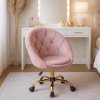 Elegáns forgószék RUNDO rózsaszín 2