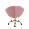 Elegáns forgószék RUNDO rózsaszín 7