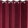 276652 3 zaves villa z exkluzivneho zamatu 140 x 250 cm v bordovej farbe dekoracne kolieska