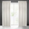 273025 zaves villa z exkluzivneho zamatu 140 x 270 cm v kremovej farbe riasiaca paska