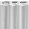 362966 3 biela vianocna zaclona s lesklou striebornou potlacou elsa 140x250cm