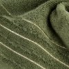 Luxus LUNARI törölköző, fényes zöld cérnával díszítve (Törölköző mérete 30x50 cm)