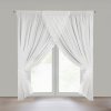 366302 hotova zaclona loreta s ozdobnymi snurkami biela 400 250cm