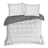 Exkluzív ágynemű LUNARA fehér - szürke (Az ágynemű mérete szélesség x hosszúság: 140x200cm + 1 db 70x90 cm)