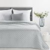 Bársony ágytakaró SOFIA 4 ezüst színben (Dobási méret (szélesség x hossz) 170x210 cm)