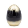 377691 velkonocna figurka vajicka v cierno zlatej farbe