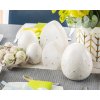 378342 3 velkonocna figurka vajicka v bielej a striebornej farbe