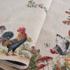 377742 3 gobelinovy obrus na stol s kohutikom 100 x 100 cm