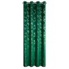 377385 2 zamatovy zaves raja na dekoracnych kolieskach 140 x 250 cm v tmavozelenej farbe