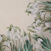 376881 2 gobelinovy obrus na stol so snezienkami 100 x 100 cm