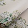 376881 3 gobelinovy obrus na stol so snezienkami 100 x 100 cm
