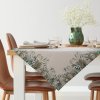 376881 gobelinovy obrus na stol so snezienkami 100 x 100 cm