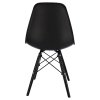 Étkezőszék EVA fekete fekete lábak 6