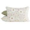 378090 2 jarna obliecka na vankus s motivom kvetov 35x50cm zelena