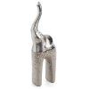 384322 dekoracna keramicka figurka laila 12x7x35 cm strieborna