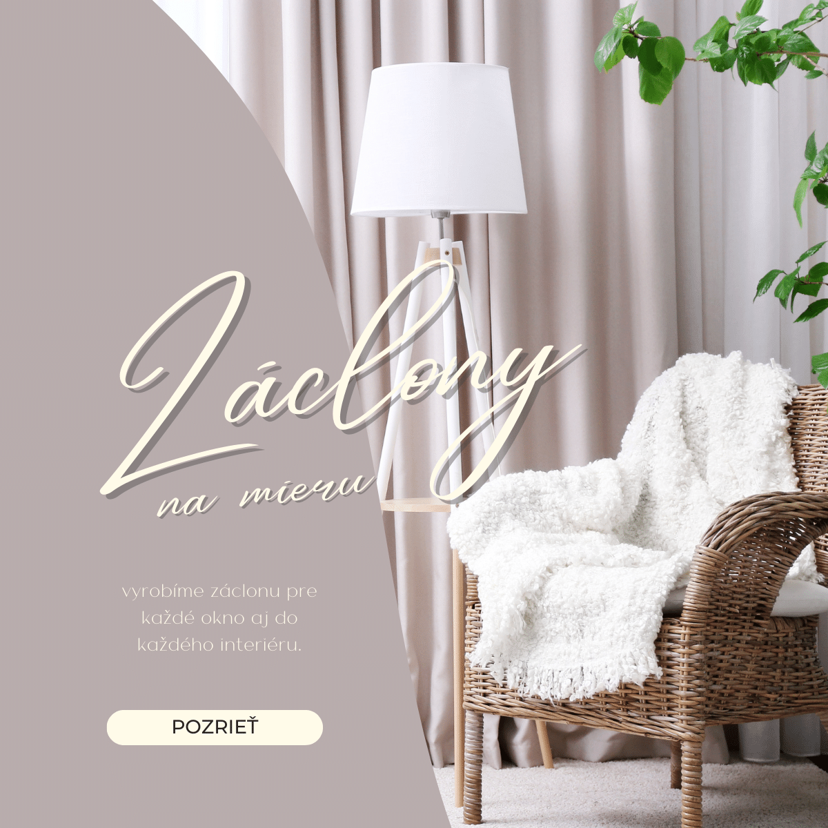 Záclony na mieru - mobil