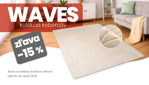 Kolekcia WAVESv zľave 15%