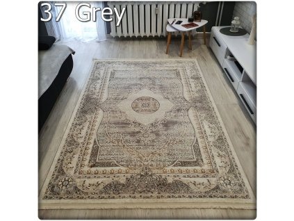 Moderný koberec LUXESS vzor 37 sivý