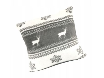 1001202 vianocna obliecka na vankus nordico siva