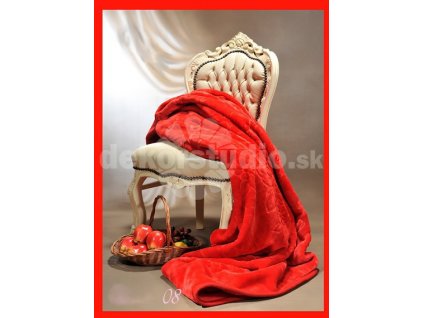 990624 luxusna akrylova deka vzor 08 tlaceny vzor kvety