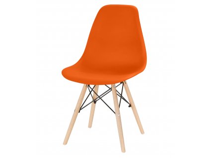Dizajnová stolička ENZO X oranžová