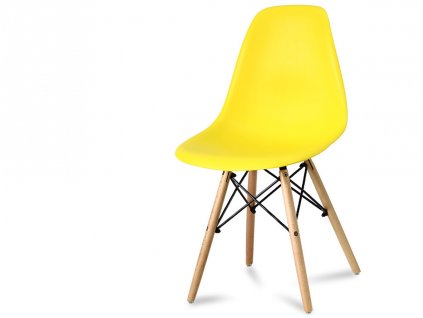 Dizajnová stolička ENZO X žltá