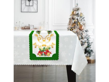 Vianočný behúň s potlačou D594 - 834