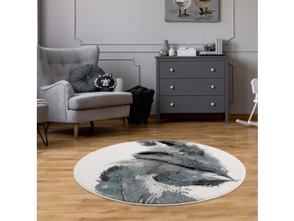 Okrúhly detský koberec SAVANA - Pierka 9375