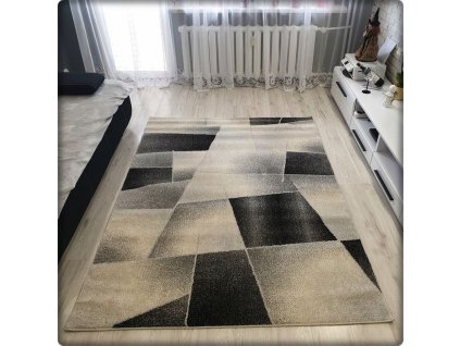 Moderný koberec RIO vzor 509 sivý