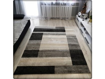 Moderný koberec RIO vzor 922 sivý