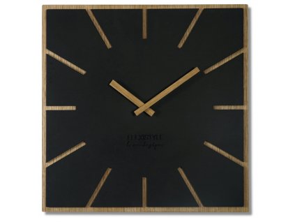 Moderné drevené hodiny EKO Exact - 40cm